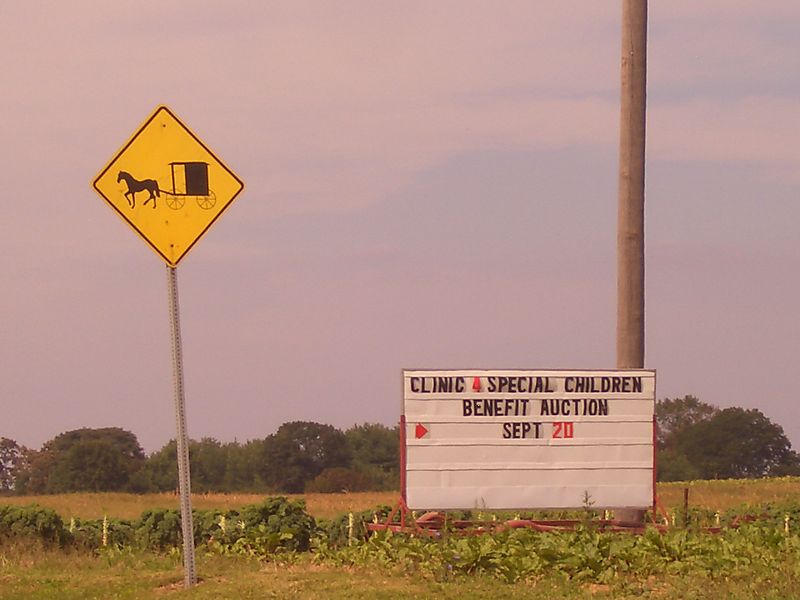 Clinic for special children Amish sign Lancaster Clinic for special children Amish sign Lancaster